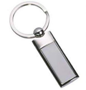 Sleutelhanger chrome+brush lang